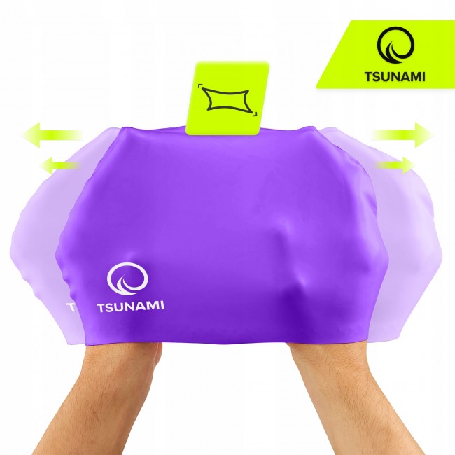 Шапочка для плавання TSUNAMI Standard Violet (P-5905973401869)