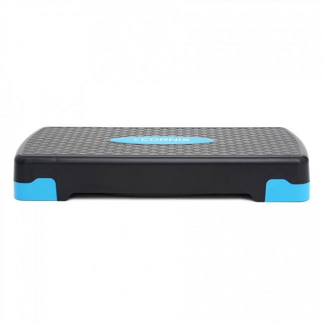 Степ-платформа 2-ступенчатая Cornix 68 х 28 х 10-15 см XR-0191 Black/Blue