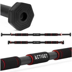 Турнік розсувний Actiget 82-130 см ACT0166 Black/Red