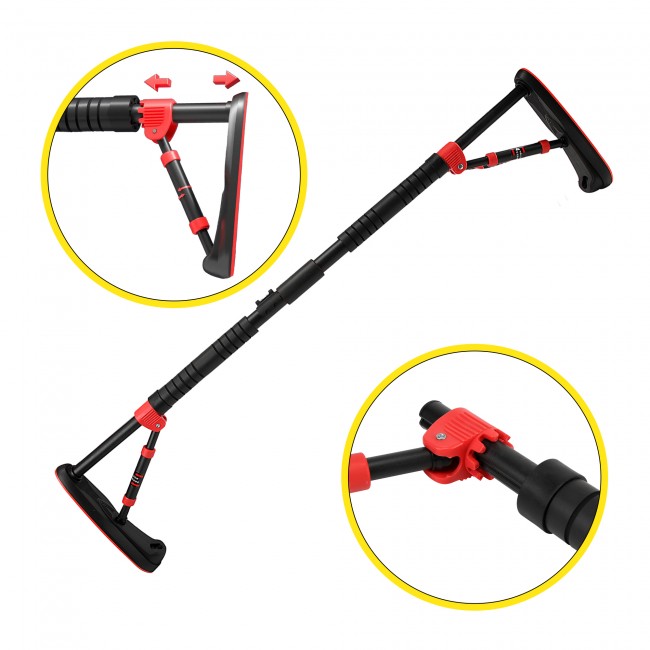 Турник раздвижной Cornix Elite 100-140 см XR-0291 Black/Red