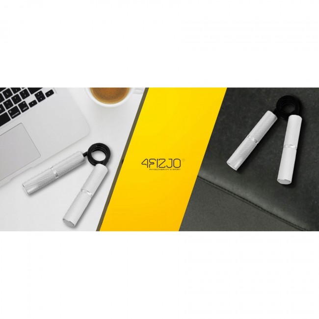 Эспандер кистевой 4FIZJO 45 кг металлический Silver (P-5907739313386)