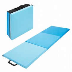 Мат гимнастический складной 4FIZJO 180 x 60 x 5 см Blue/Sky Blue (P-5907739319685)