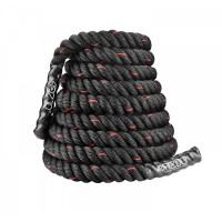 Канат тренувальний 4FIZJO Battle Rope 9 м для кросфіту Black (P-5907739312242)