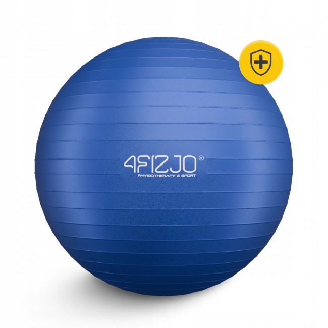Мяч для фитнеса (фитбол) 4FIZJO 75 см Anti-Burst Blue (P-5907739316363)