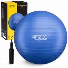 Мяч для фитнеса (фитбол) 4FIZJO 75 см Anti-Burst Blue (P-5907739316363)
