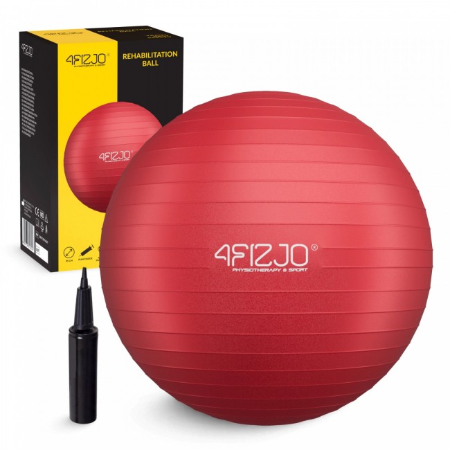 Мяч для фитнеса (фитбол) 4FIZJO 85 см Anti-Burst Red (P-5907739316387) Мяч для фитнеса (фитбол) 4FIZJO 85 см Anti-Burst Red (P-5907739316387)
