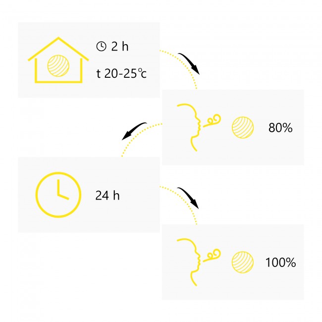 Мяч для фитнеса (фитбол) Cornix 55 см Anti-Burst XR-0361 Light Pink