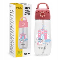 Пляшка для води дитяча 4FIZJO 550 мл Mix (P-5905973403726)