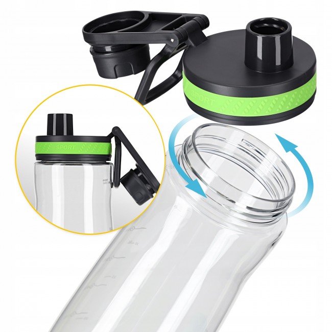 Бутылка для воды спортивная 4FIZJO 850 мл Green (P-5905973403801)