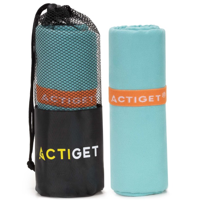 Спортивний рушник Actiget 150 x 75 см з мікрофібри ACT0194 Sky Blue