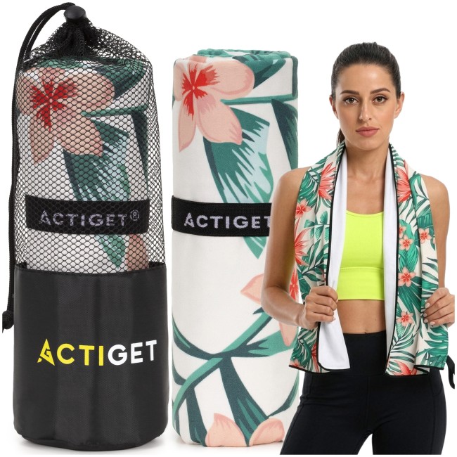 Спортивний рушник Actiget 180 x 100 см з мікрофібри ACT0197