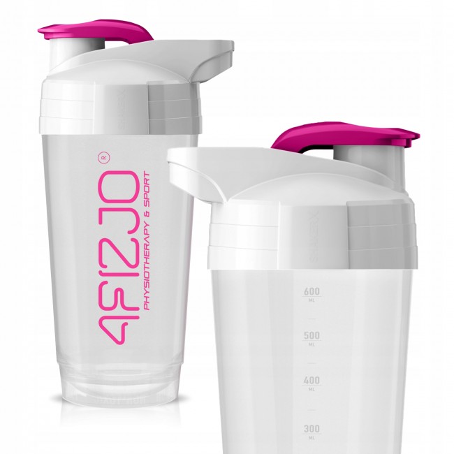 Шейкер спортивный 4FIZJO Ultra 700 мл White/Pink (P-5905973407069)