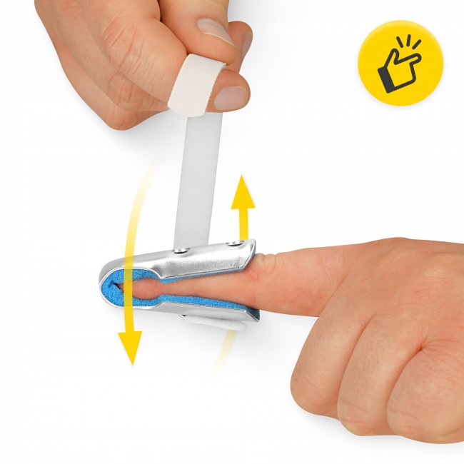 Фіксатор (бандаж) для пальця руки 4FIZJO MED 1 шт Size S (P-5905973407397)