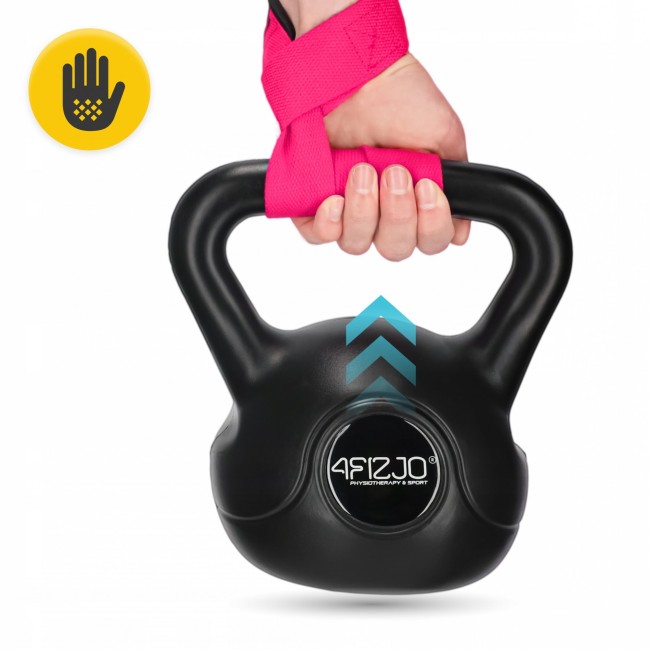 Лямки для станової тяги 4FIZJO Deadlift Straps Pink (P-5905973402293)