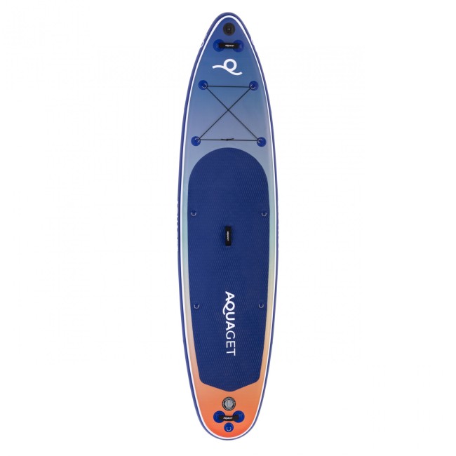 Надувная SUP доска (САП борд) Aquaget 350 см с веслом AQ0044 Blue/Orange