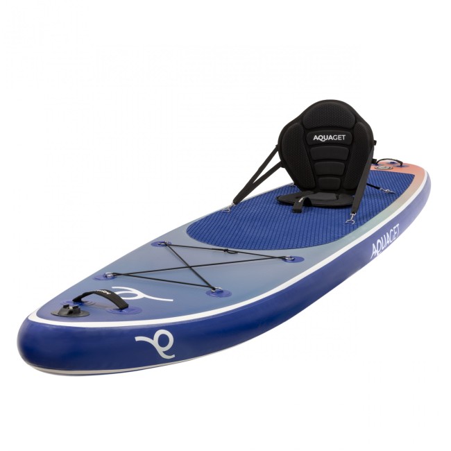 Надувная SUP доска (САП борд) Aquaget 350 см с веслом AQ0044 Blue/Orange