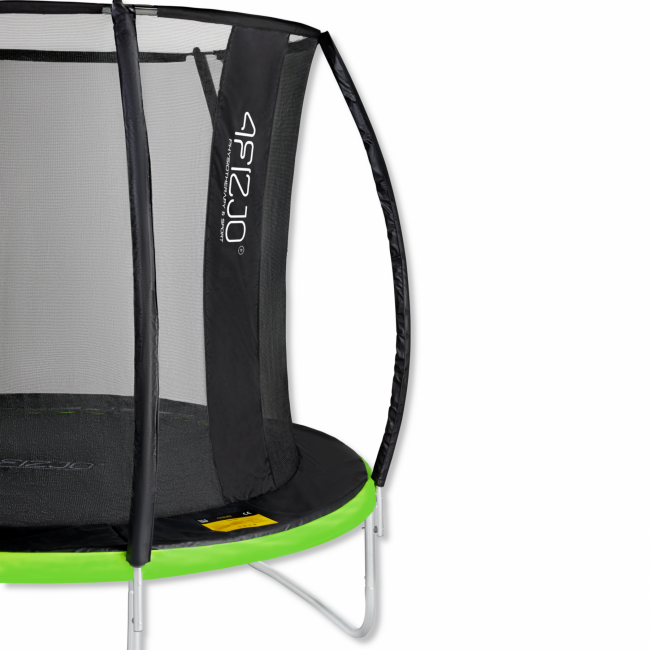 Батут с внутренней сеткой 4FIZJO Pro 8FT 252 см 4FJ0308 Black/Green