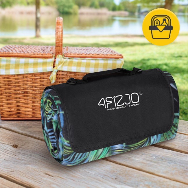 Килимок для пікніка та кемпінгу 4FIZJO 200 x 200 см складаний (P-5905973405690)