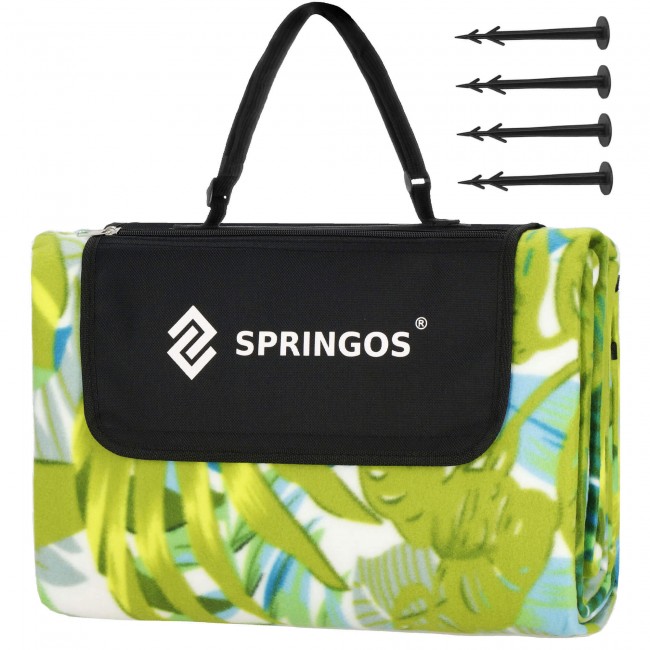 Килимок для пікніка та кемпінгу Springos 200 x 200 см складаний PM041