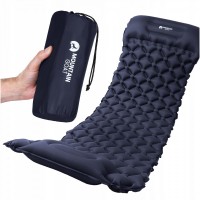 Коврик (каримат) надувной Mountain Goat 190 x 58 x 5 см со встроенным насосом Navy Blue (P-5905973400916)