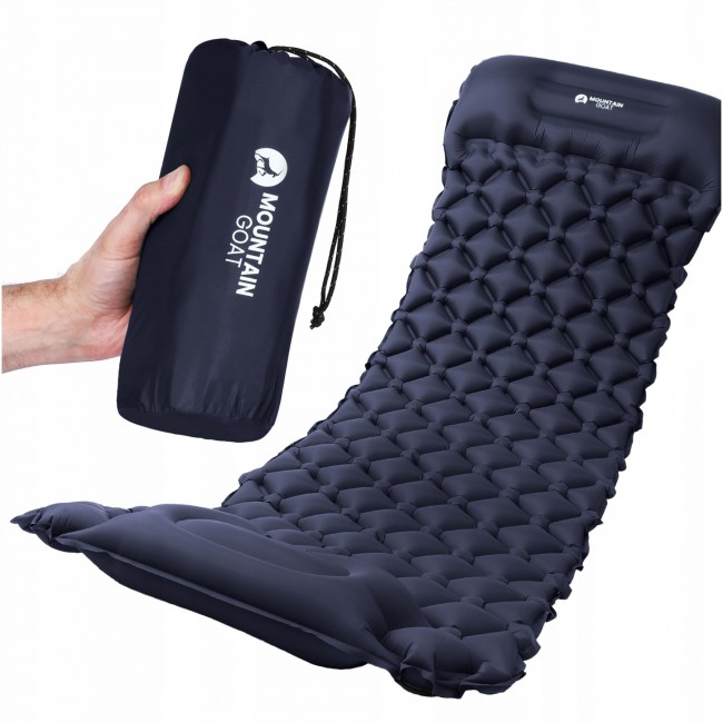 Коврик (каримат) надувной Mountain Goat 190 x 58 x 5 см со встроенным насосом Navy Blue (P-5905973400916) Коврик (каримат) надувной Mountain Goat 190 x 58 x 5 см со встроенным насосом Navy Blue (P-5905973400916)