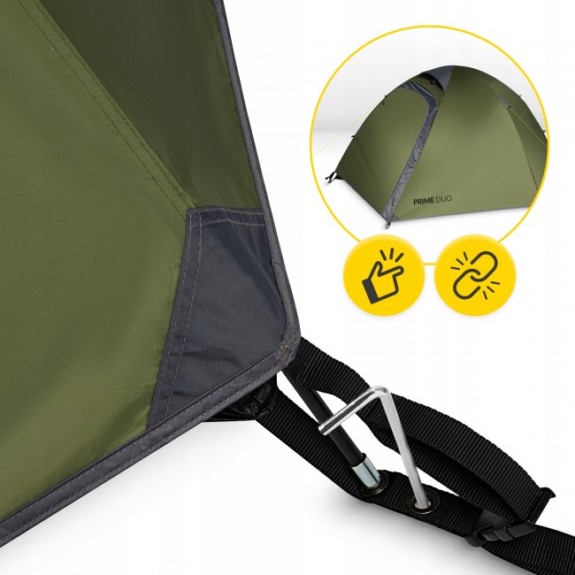 Намет туристичний Mountain Goat Prime Duo 2-місний Olive (P-5905973406567)