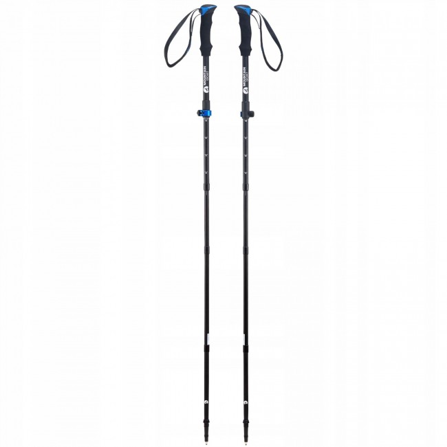 Трекінгові палиці Mountain Goat Pro+ 43-130 см Black/Blue (P-5907739318244)