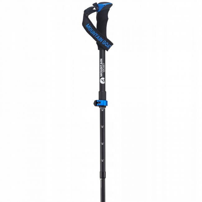 Трекінгові палиці Mountain Goat Pro+ 43-130 см Black/Blue (P-5907739318244)