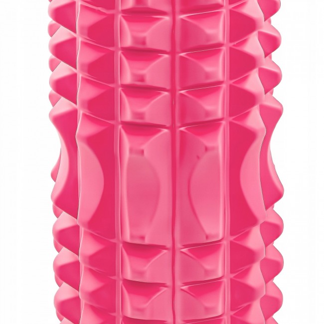 Массажный ролик 4FIZJO EVA 33 x 14 см (валик, роллер) Pink (P-5907739314352)
