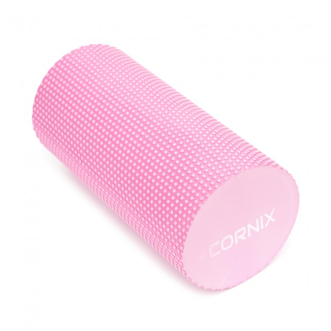 Масажний ролик Cornix EVA+ 30 x 15 см (валик, роллер) XR-0298 Pink