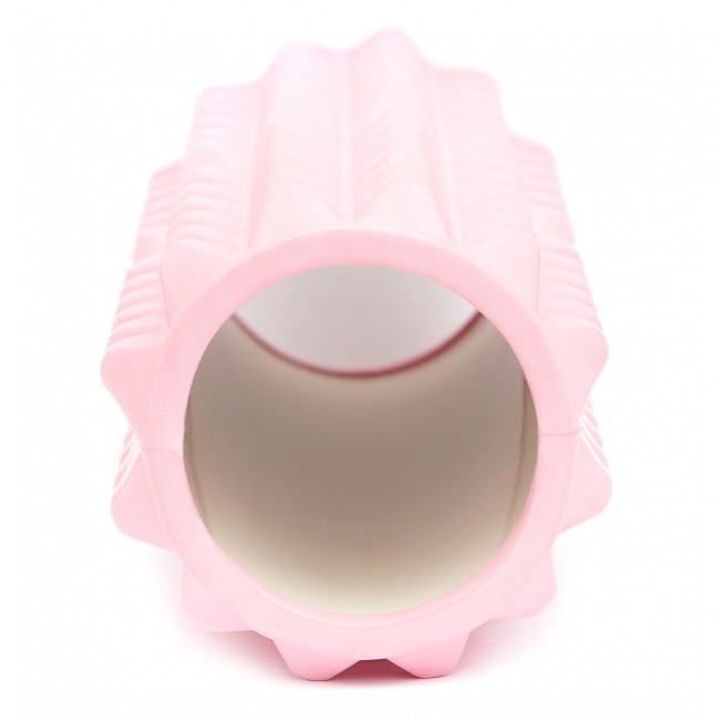 Массажный ролик Cornix EVA 33 x 14 см (валик, роллер) XR-0326 Light Pink
