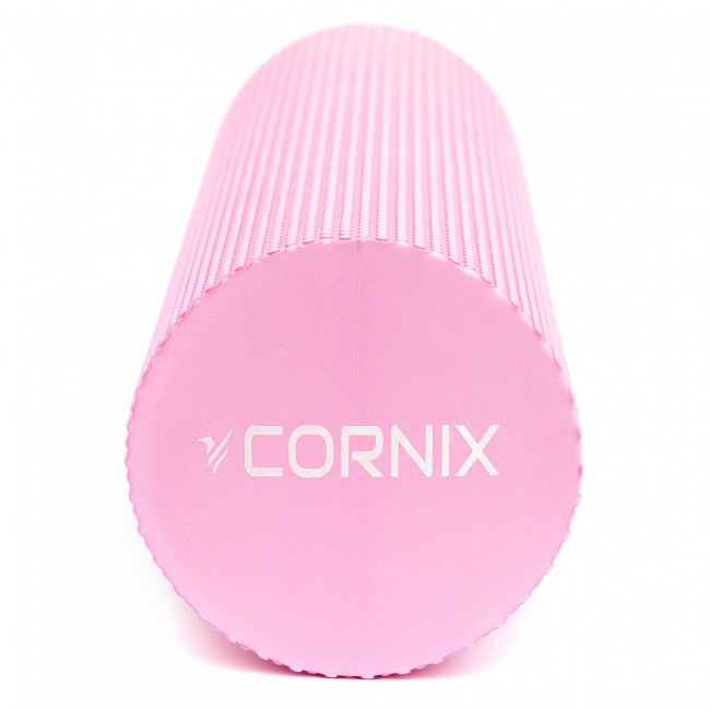 Масажний ролик Cornix EVA+ 60 x 15 см (валик, роллер) XR-0308 Pink