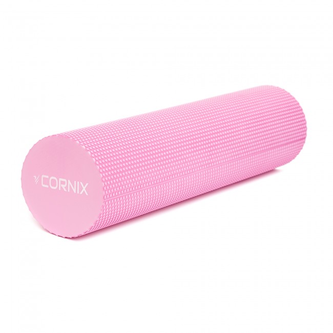 Масажний ролик Cornix EVA+ 60 x 15 см (валик, роллер) XR-0308 Pink