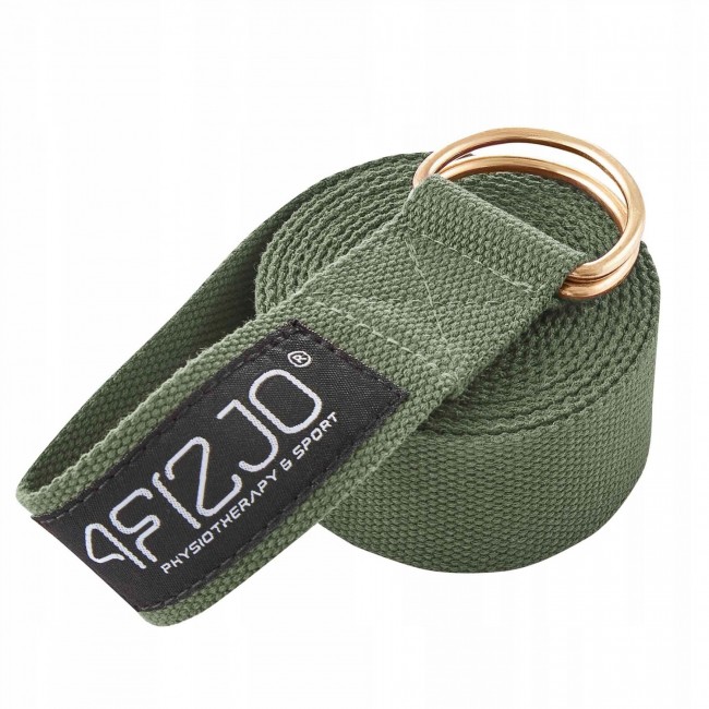 Ремень для йоги 4FIZJO 300 см Olive (P-5907739318442)