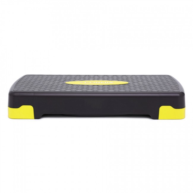 Степ-платформа 2-ступінчаста Cornix 68 х 28 х 10-15 см XR-0192 Black/Yellow