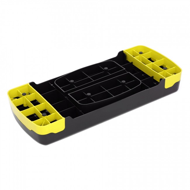 Степ-платформа 2-ступінчаста Cornix 68 х 28 х 10-15 см XR-0192 Black/Yellow