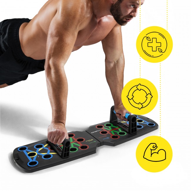 Упори (дошка) для віджимань Cornix Push-Up Board складана, зі змінним хватом XR-0453