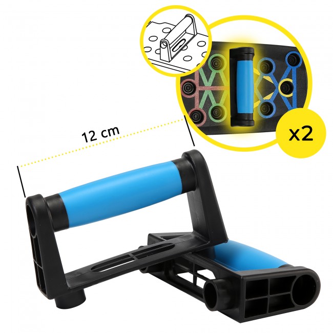 Упори (дошка) для віджимань Cornix Push-Up Board складана, зі змінним хватом XR-0453