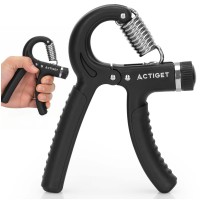 Эспандер кистевой Actiget 5-60 кг с регулируемой нагрузкой ACT0051 Black