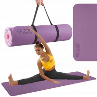 Коврик (мат) спортивный 4FIZJO TPE 180 x 60 x 1 см для йоги и фитнеса Violet/Pink (P-5907739316967)