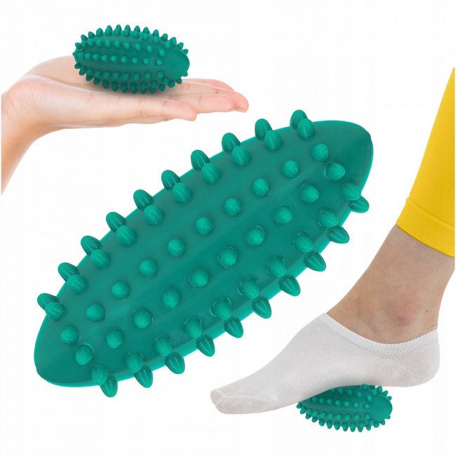 М'яч масажний огірок 4FIZJO Spike Bean 11.5 x 5 см Green (P-5905973400206) М'яч масажний огірок 4FIZJO Spike Bean 11.5 x 5 см Green (P-5905973400206)