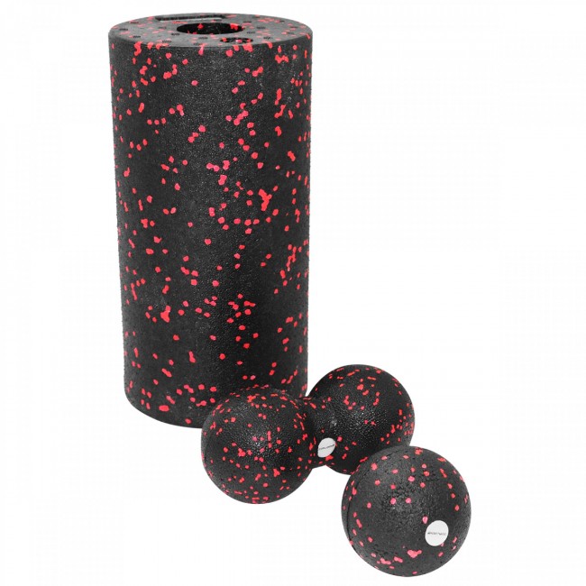 Массажный набор Cornix (Ball 8 см, Duoball 8 х 16 см и Foam Roller 30 х 15 см) XR-0079