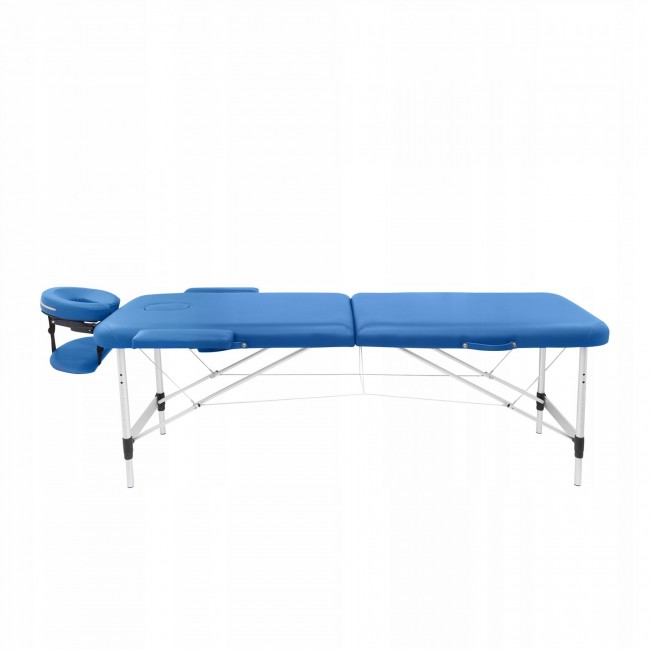 Масажний стіл складний 4FIZJO Massage Table Alu W60 Blue (P-5907739318404)