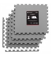 Мат-пазл (ласточкин хвост) Springos Mat Puzzle EVA 120 x 120 x 2 cм FM0009 Black/Grey