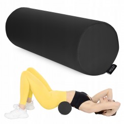 Валик для реабилитации и массажа 4FIZJO 60 x 20 см Black (P-5905973402972)