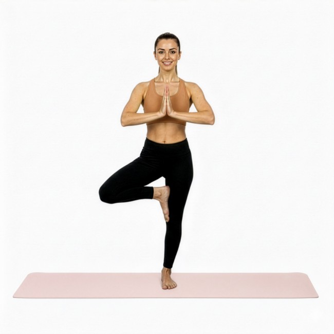 Коврик спортивный Actiget TPE 183 x 61 x 0.6 см для йоги и фитнеса ACT0023 Pink/Grey
