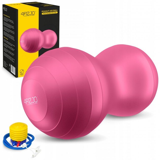 Мяч для фитнеса (арахис) 4FIZJO Air Ball Peanut 45 x 90 см Anti-Burst Pink (P-5907739318565) Мяч для фитнеса (арахис) 4FIZJO Air Ball Peanut 45 x 90 см Anti-Burst Pink (P-5907739318565)