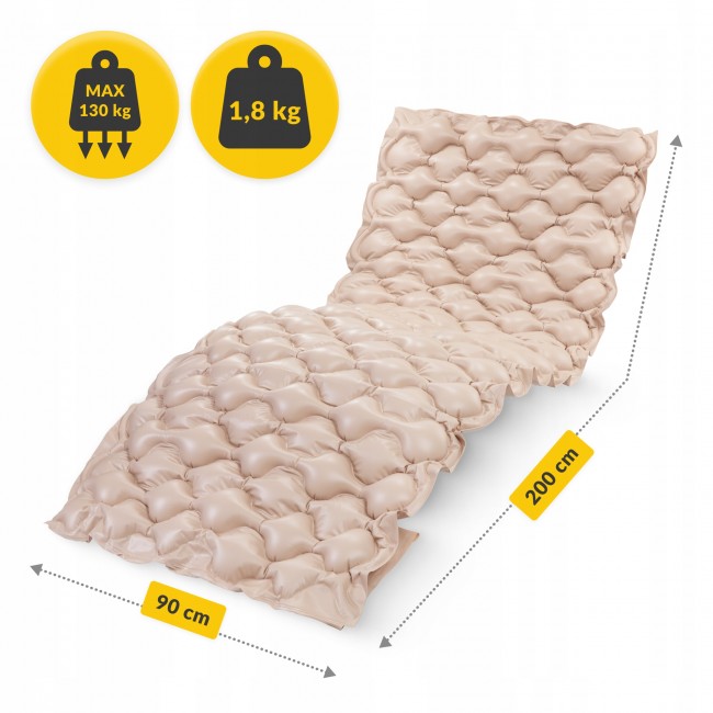 Протилежний матрац 4FIZJO STD 200 x 90 см без компресора Biege (P-5905973402477)
