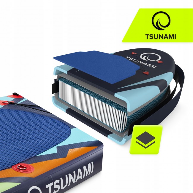 Надувная SUP доска TSUNAMI 320 см с веслом Bolt T08 (P-5907739314277)