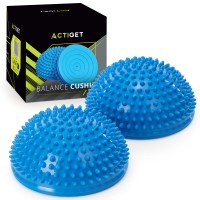 Полусфера массажная балансировочная Actiget Balance Pad 16 см 2 шт массажер для ног, стоп ACT0117 Blue